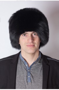 Cappello in volpe nera - unisex